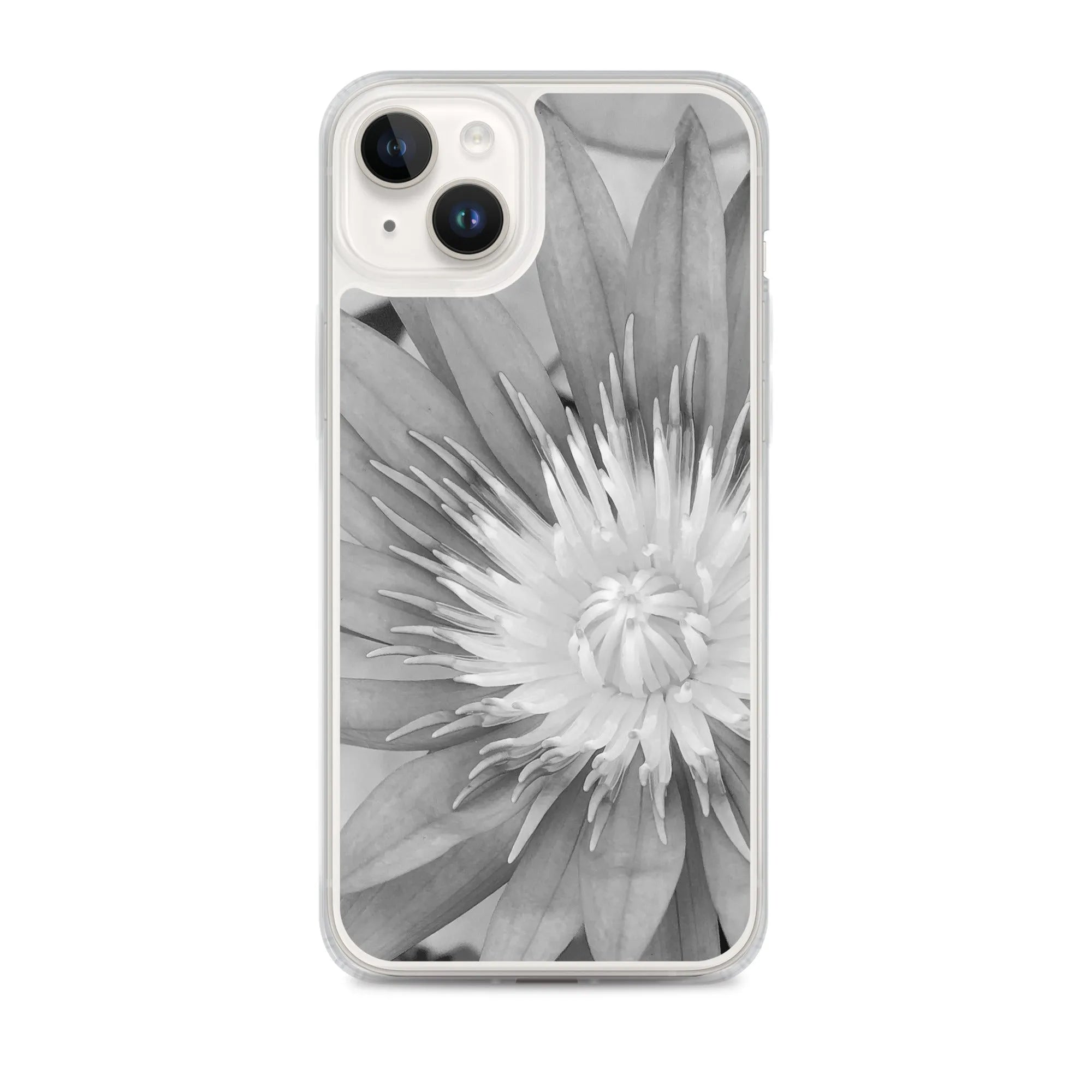 Lilliput Floral Iphone Case - Black And White - Iphone 14 Plus - Mobile Phone Cases - Aesthetic Art