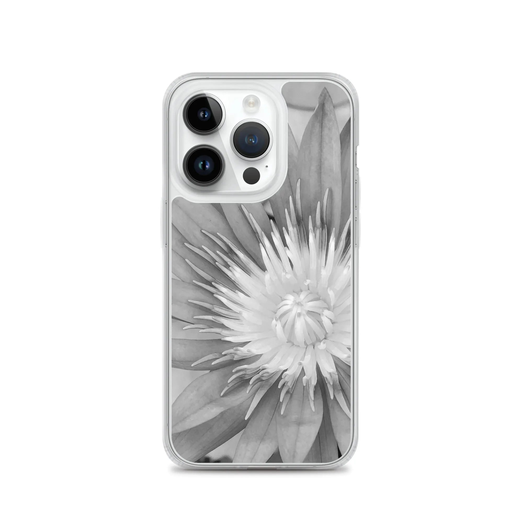 Lilliput Floral Iphone Case - Black And White - Iphone 14 Pro - Mobile Phone Cases - Aesthetic Art