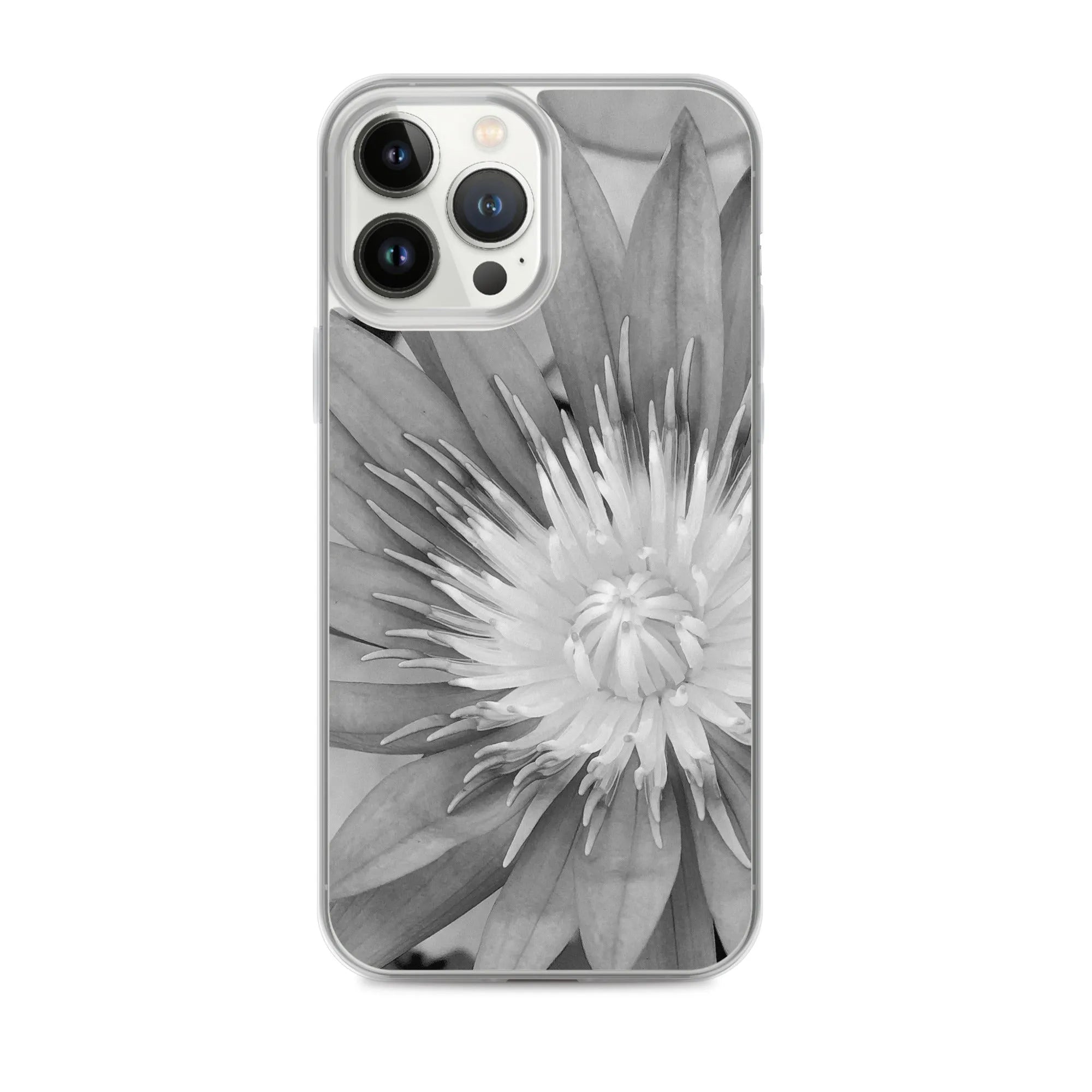 Lilliput Floral Iphone Case - Black And White - Iphone 13 Pro Max - Mobile Phone Cases - Aesthetic Art