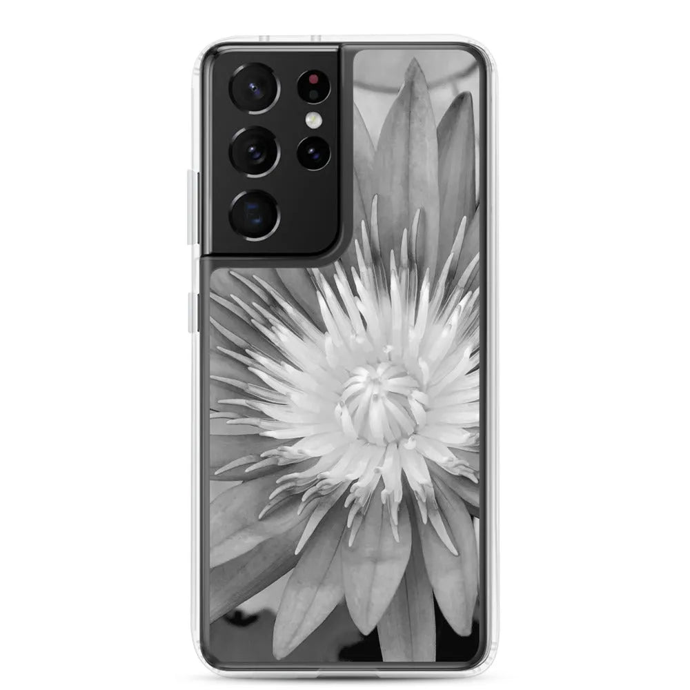 Lilliput Samsung Galaxy Case - Black And White - Samsung Galaxy S21 Ultra - Mobile Phone Cases - Aesthetic Art