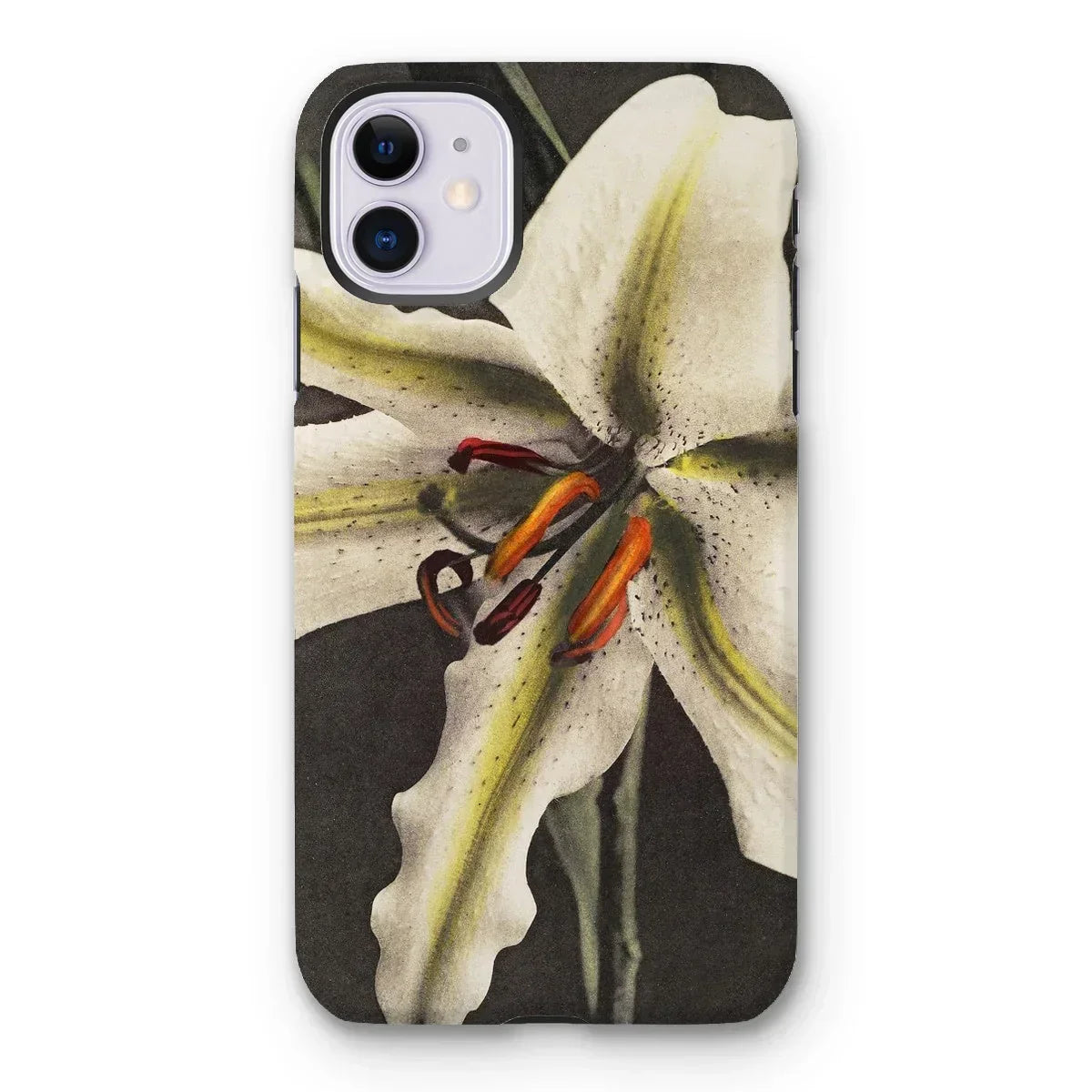 Lily - Kazumasa Ogawa Floral Art Iphone Case, 11 / Matte, Iphone Case Close-up Photograph White Lily Flower