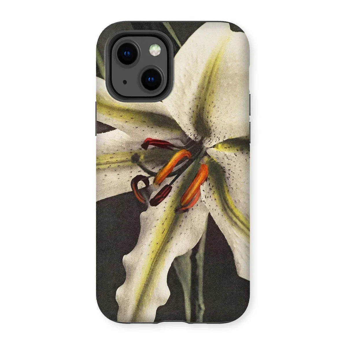 Lily - Kazumasa Ogawa Floral Art Iphone Case, 13 / Matte, Phone Case Close-up Photograph White Lily Flower