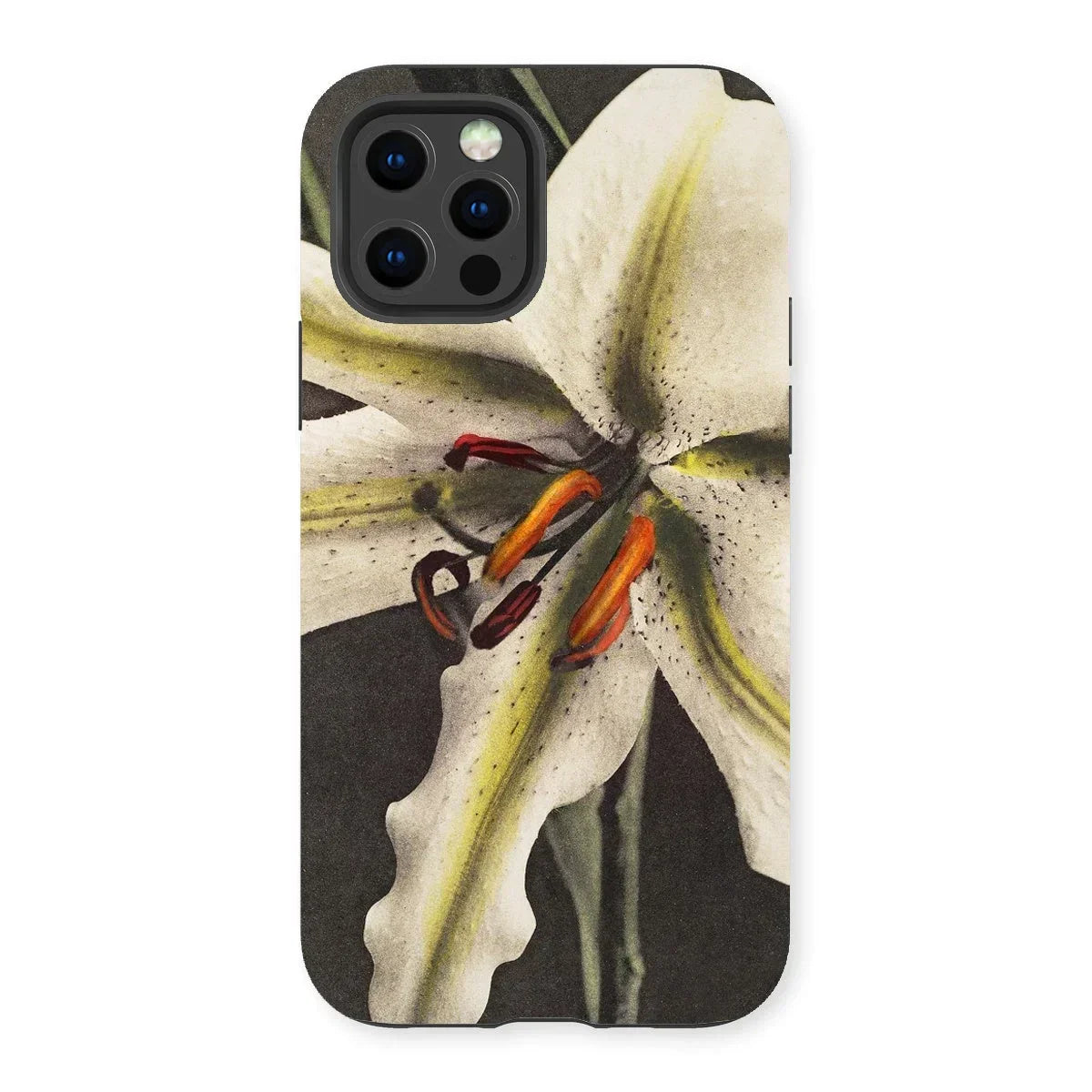 Lily - Kazumasa Ogawa Floral Art Iphone Case, 13 Pro / Matte, Phone Case Close-up Photograph White Lily Flower