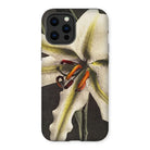 Lily - Kazumasa Ogawa Floral Art Iphone Case, 13 Pro Max / Matte, Phone Case Close-up Photograph White Lily Flower