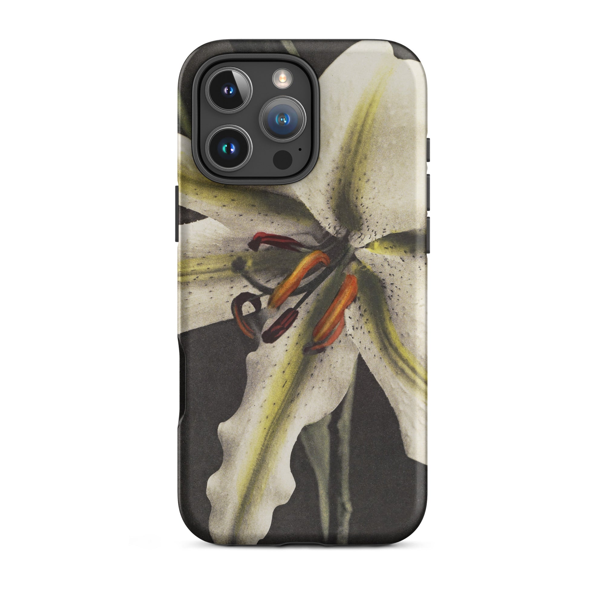 Lily - Kazumasa Ogawa Floral Art Iphone Case, 16 Pro Max / Matte, Lily-themed Phone Case