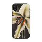 Lily - Kazumasa Ogawa Floral Art Iphone Case, Xr / Matte, Phone Case Close-up Photograph White Lily Flower