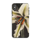 Lily - Kazumasa Ogawa Floral Art Iphone Case, Xs Max / Matte, Phone Case Close-up Photograph White Lily Flower