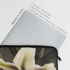 Lily - Kazumasa Ogawa Floral Art Laptop Sleeve, Laptop Sleeve Case Floral Design Visible Exposed Portion