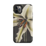 Lily - Ogawa Kazumasa Floral Art Iphone Case, 11 Pro Max / Matte, Lily-themed Phone Case