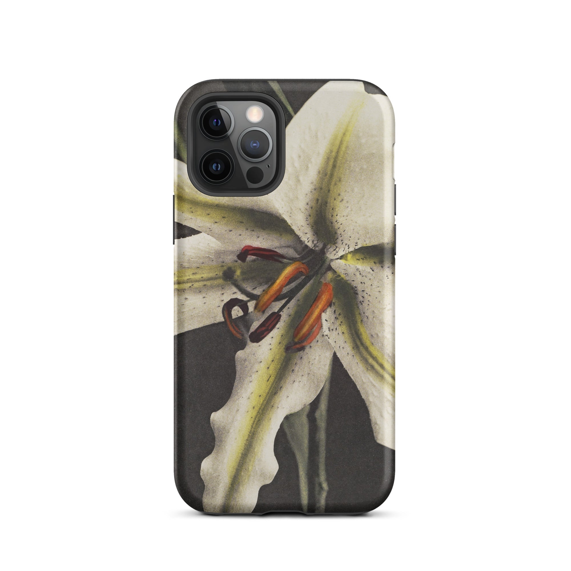 Lily Ogawa Kazumasa Floral Art Iphone Case, 12 Pro / Matte, Lily Themed Phone Case