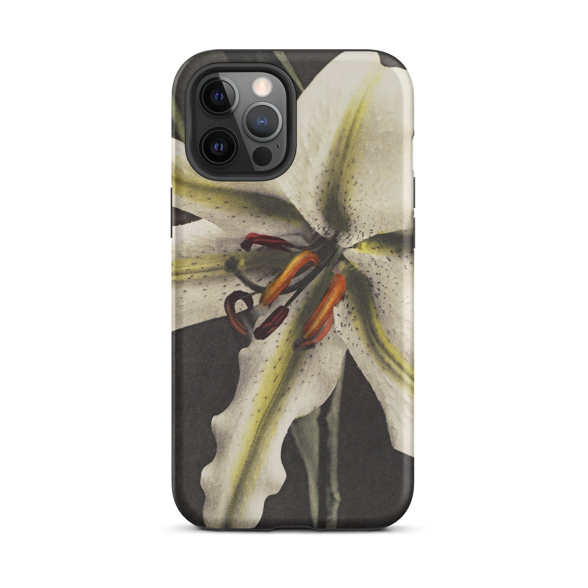 Lily Ogawa Kazumasa Floral Art Iphone Case, 12 Pro Max / Matte, Lily Themed Phone Case