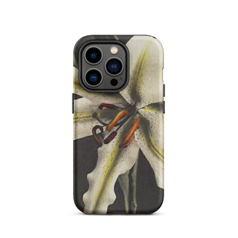 Lily - Ogawa Kazumasa Floral Art Iphone Case, 14 Pro / Matte, Lily-themed Phone Case