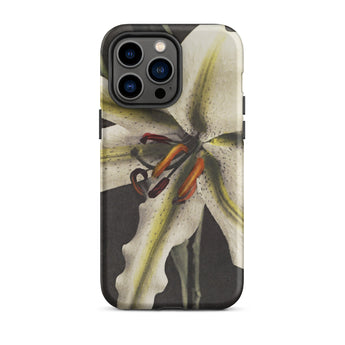 Lily - Ogawa Kazumasa Floral Art Iphone Case, 14 Pro Max / Matte, Lily-patterned Phone Case