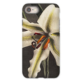 Lily - Ogawa Kazumasa Floral Art Iphone Case, 8 / Matte, Phone Case Close-up Photograph White Lily Flower Orange