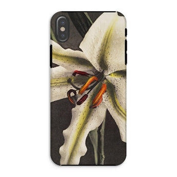 Lily - Ogawa Kazumasa Floral Art Iphone Case, Xs / Matte, Phone Case Close-up Photograph White Lily Flower