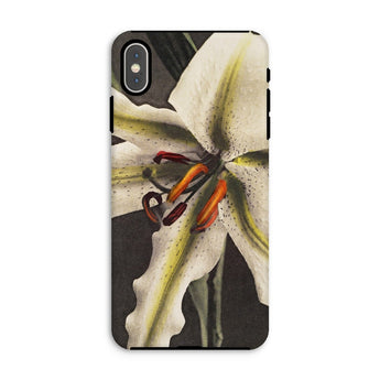 Lily - Ogawa Kazumasa Floral Art Iphone Case, Xs Max / Matte, Phone Case Close-up Photograph White Lily Flower