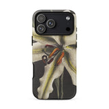 Lily - Ogawa Kazumasa Floral Art Phone Case Iphone 17 Pro Max / Matte White Lily Phone Case Black Background Floral Design Kazumasa Ogawa,