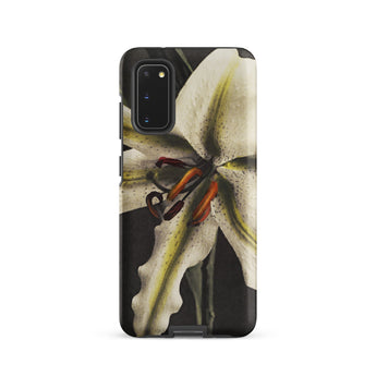 Lily - Ogawa Kazumasa Floral Art Samsung Case, Galaxy S20 / Matte, Smartphone Case White Lily Flower Design