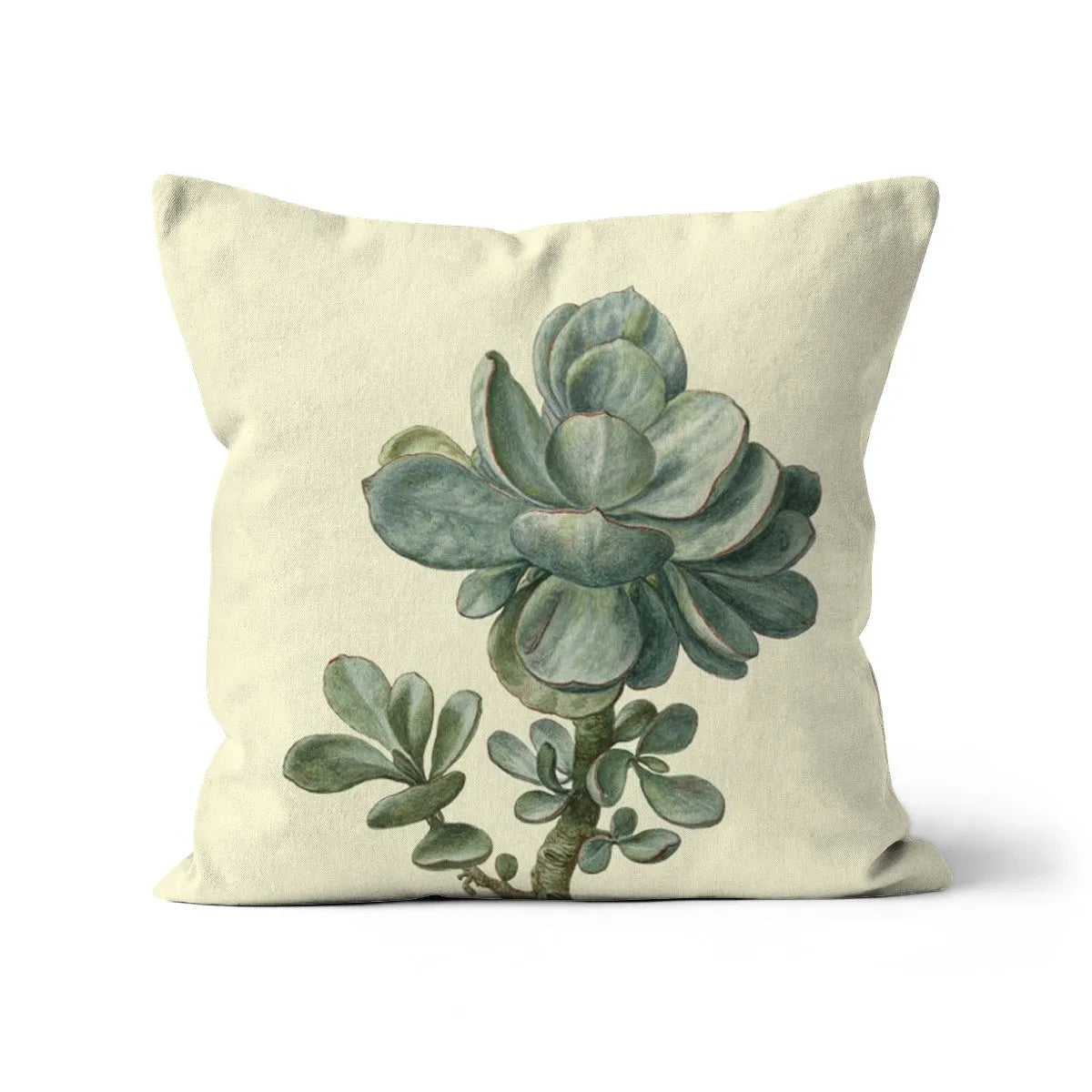 Little Green Man Cushion - Linen / 16’x16’ Throw Pillows Toby Leon