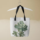 Little Green Man - Silver Bullet Succulent Tote Bag Black Handles Bags