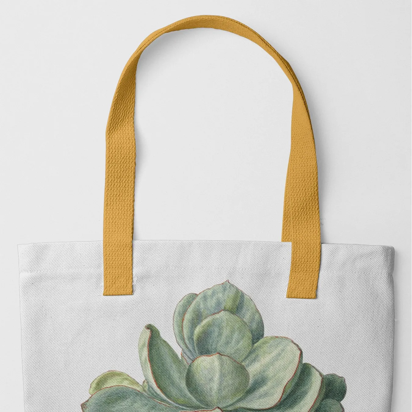 Little Green Man Tote - Silver Bullet - Heavy Duty Reusable Grocery Bag - Yellow Handles - Shopping Totes - Aesthetic