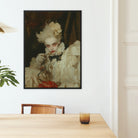 The Little Imp - Gay Devil Art Framed Canvas, Framed Portrait Ghostly Figure