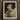 Black-framed Art Print Portrait Person Elaborate White Cream Gay Devil, Void Stares