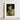 White-framed Art Print Portrait Person Ornate Off-white Ruffled Gay Devil, Void Stares
