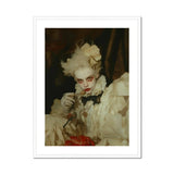 The Little Imp - Gay Devil Art Print, Figure Dramatic White Victorian-style Costume Theatrical Pale Makeup