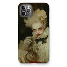 The Little Imp - Gay Devil Iphone Case, 11 Pro Max / Matte, Phone Case Victorian-style Portrait Pale Figure Elaborate White