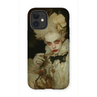 The Little Imp - Gay Devil Iphone Case, 12 Mini / Matte, Phone Case Dramatic Portrait Figure Pale Makeup Elaborate