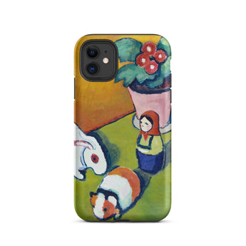 Little Walter’s Toys - August Macke Phone Case Iphone 11 / Matte Kandinsky-style Art Macke’s Whimsical, Wonderland, Modern Mobile Cases