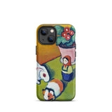 Little Walter’s Toys - August Macke Phone Case Iphone 13 Mini / Matte Painted Macke’s Whimsical, Wonderland, Modern Mobile Cases