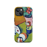 Little Walter’s Toys - August Macke Phone Case Iphone 14 / Matte Abstract Art Macke’s Whimsical, Wonderland, Modern Mobile Cases