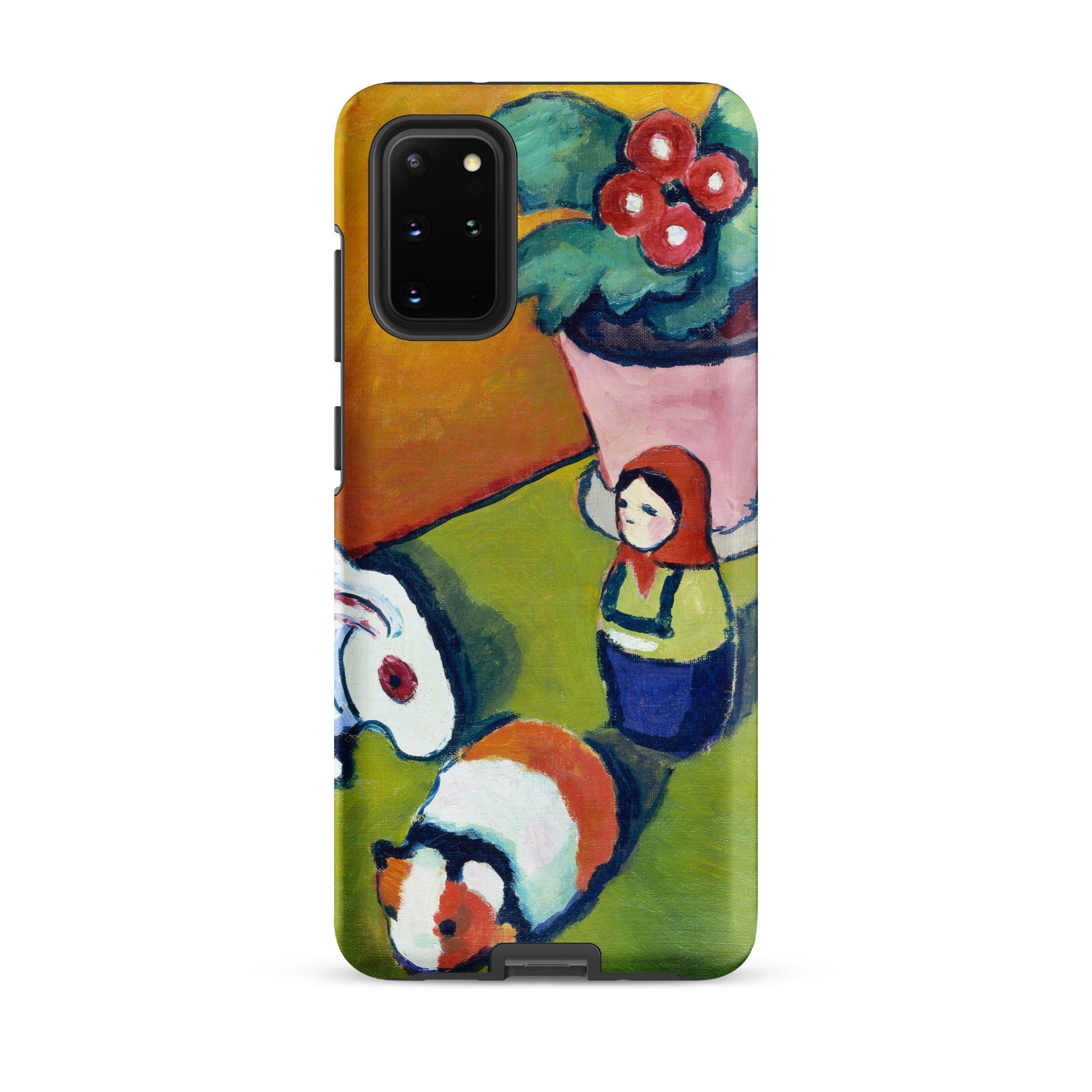 Little Walter’s Toys August Macke Samsung Case, Galaxy S20 Plus / Matte, Phone Case Stylized Painting Potted Plant Russian Doll