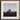 White Matted Picture Frame Brick House with Muted Silver, Blank Sky Cloud Cover, Light Seeps Through