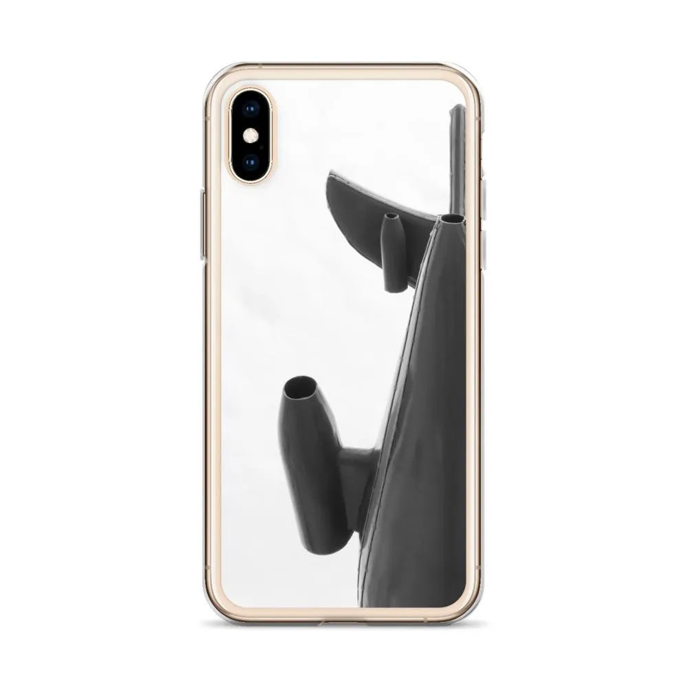 Look Up Iphone Case - Black And White - Mobile Phone Cases - Aesthetic Art