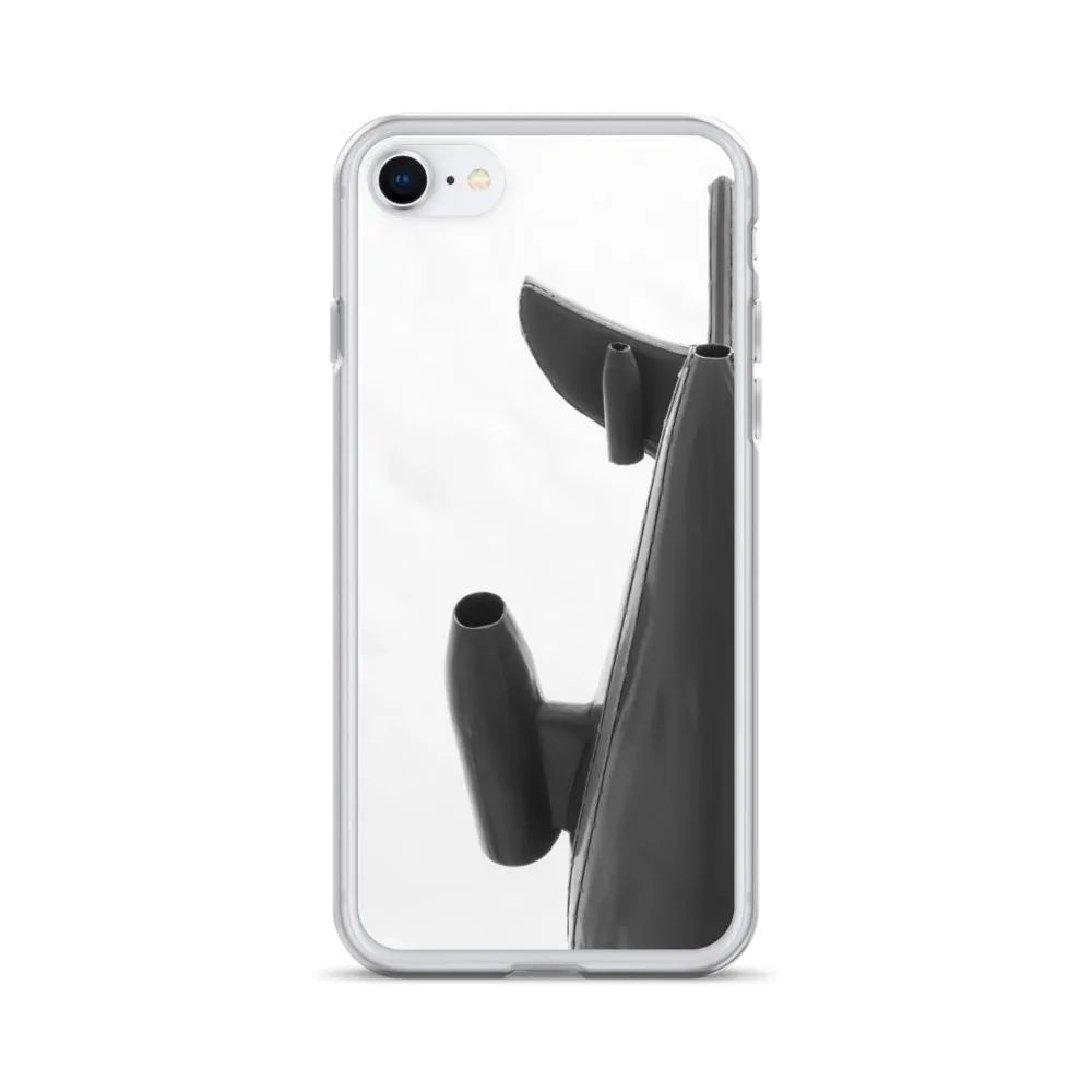 Look Up Iphone Case - Black And White - Iphone Se - Mobile Phone Cases - Aesthetic Art
