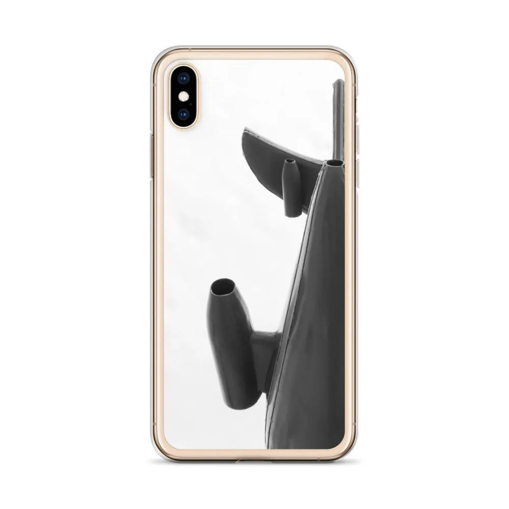 Look Up Iphone Case - Black And White - Mobile Phone Cases - Aesthetic Art