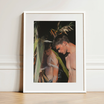 Looking - Gay Surfers Cruising Art Print / Canvas, Gay Surfers Cruising, Cruising Art Print, Man’s Hunger, Emerging