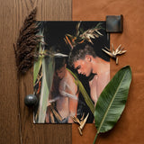 Looking - Gay Surfers Cruising Art Print / Canvas Rectangular Art Print Painted Portrait Two Shirtless Men Gay Surfers Cruising, Cruising