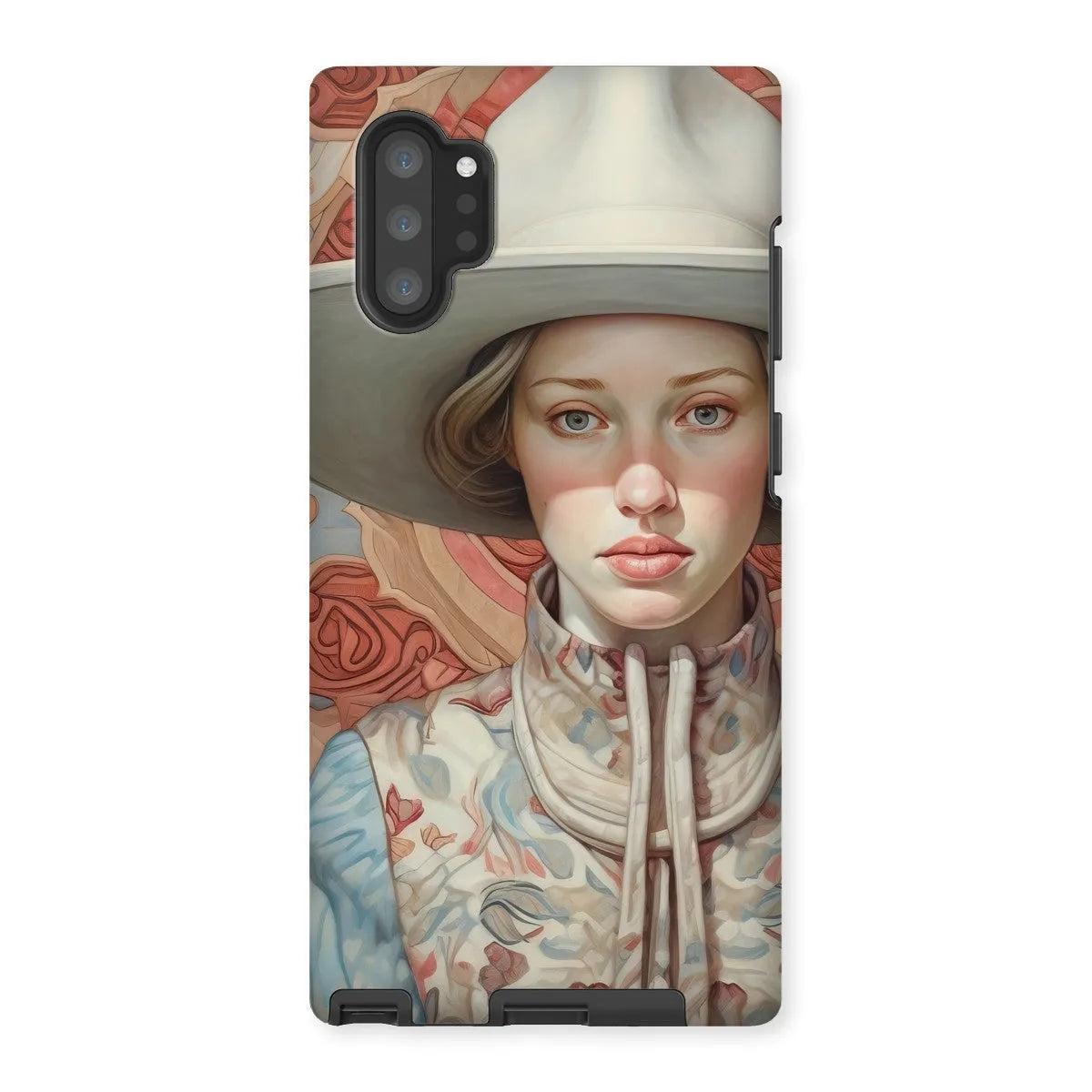 Lottie The Lesbian Cowgirl - Sapphic Art Phone Case - Samsung Galaxy Note 10p / Matte - Mobile Phone Cases - Aesthetic