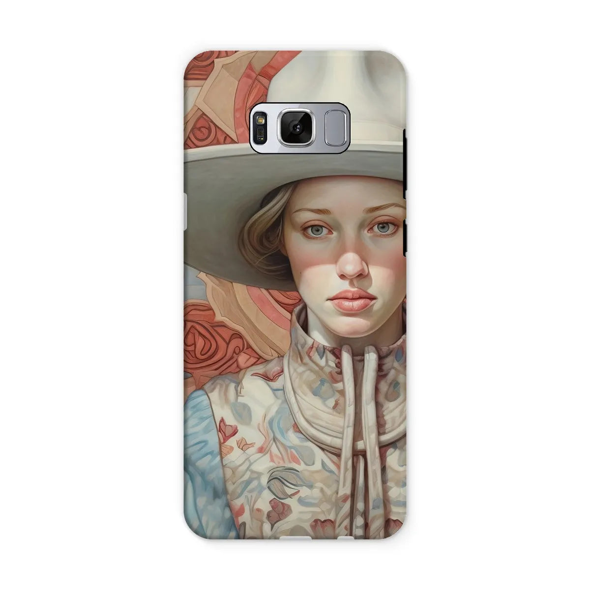 Lottie The Lesbian Cowgirl - Sapphic Art Phone Case - Samsung Galaxy S8 / Matte - Mobile Phone Cases - Aesthetic Art