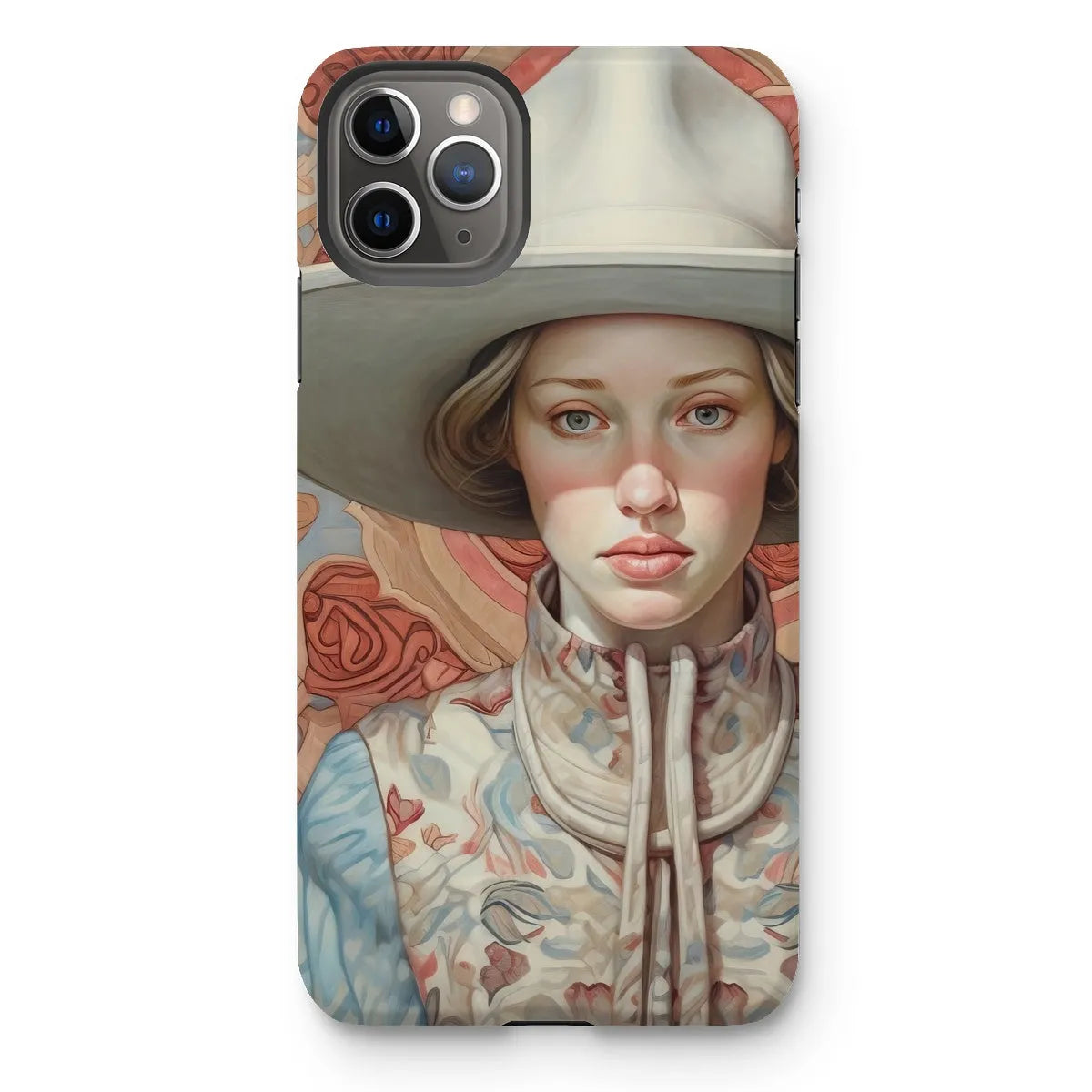 Lottie The Lesbian Cowgirl - Sapphic Art Phone Case - Iphone 11 Pro Max / Matte - Mobile Phone Cases - Aesthetic Art