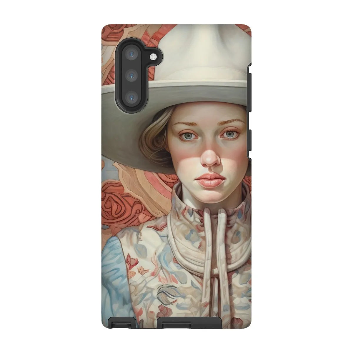 Lottie The Lesbian Cowgirl - Sapphic Art Phone Case - Samsung Galaxy Note 10 / Matte - Mobile Phone Cases - Aesthetic
