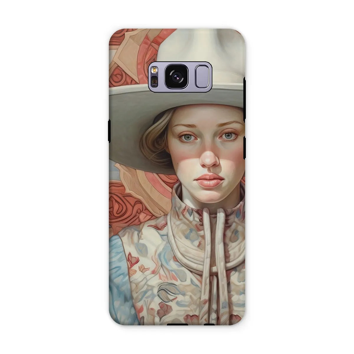 Lottie The Lesbian Cowgirl - Sapphic Art Phone Case - Samsung Galaxy S8 Plus / Matte - Mobile Phone Cases - Aesthetic