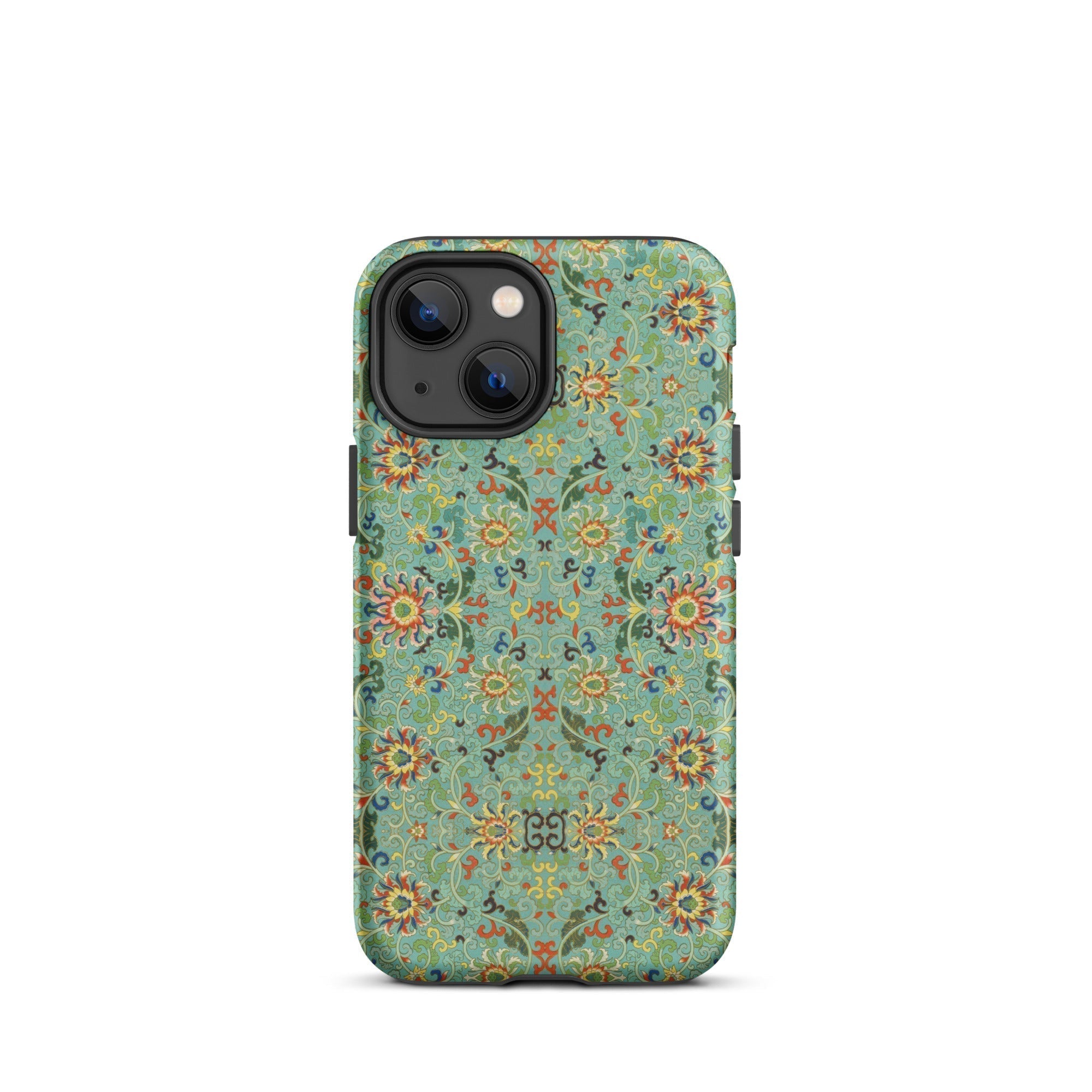 Lotus Candy - Chinese Pattern Art Iphone Case, 13 Mini / Matte, Floral Patterned Phone Case