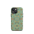 Lotus Candy Chinese Pattern Art Iphone Case, 13 Mini / Matte, Floral Patterned Phone Case