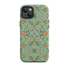 Lotus Candy Chinese Pattern Art Iphone Case, 14 Plus / Matte, Floral Patterned Phone Case