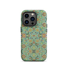 Lotus Candy Chinese Pattern Art Iphone Case, 14 Pro / Matte, Floral Patterned Phone Case